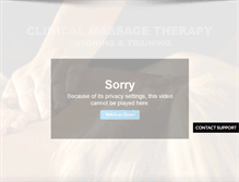 Tablet Screenshot of massagetutor.com